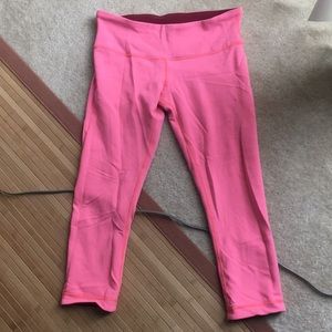 Pink and Maroon Reversible Lululemon Leggings